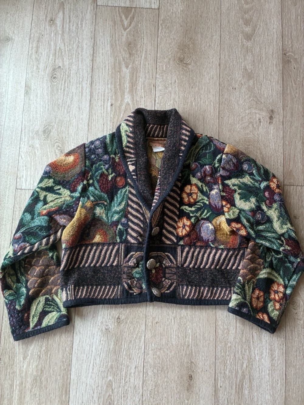 Vintage painted pony canvas jacket